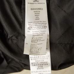 Pre Owned بليزر كريب أسود مقاس كبير - إليزابيتا فرانكي