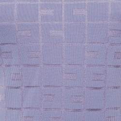 مملوكة مسبقًا فستان أليسابتيا فرانشي بديكون من جاكار بنمط مونوغرام باللون الأرجواني مقاس متوسط - ميديم