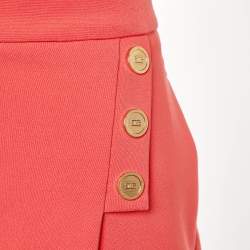 مملوكة مسبقًا بنطلون إليزابيتا فرانكي كريب بلون زهري مرجاني مستدق متوسط الحجم