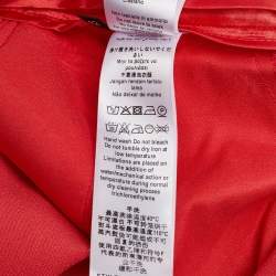 مملوكة مسبقًا بنطلون إليزابيتا فرانكي كريب بلون زهري مرجاني مستدق متوسط الحجم