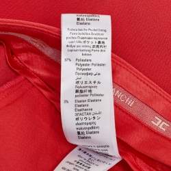 مملوكة مسبقًا بنطلون إليزابيتا فرانكي كريب بلون زهري مرجاني مستدق متوسط الحجم