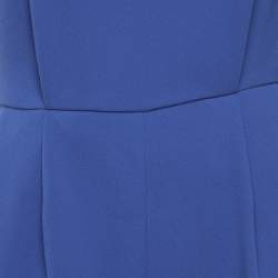 Pre Owned جمبست إليزابيتا فرانشي كريب أزرق بكتف واحد مقاس متوسط - ميديم