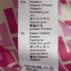 Pre Owned Elisabetta Franchi Pink Crepe Pencil Skirt S