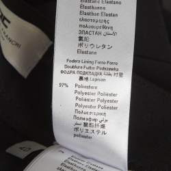 Pre Owned Elisabetta Franchi Black Crepe Panrion Shorts S