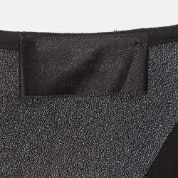 Pre Owned Elisabetta Franchi Black Crepe & Twill Jumpsuit S