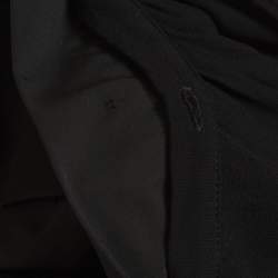 Pre Owned Elisabetta Franchi Black Crepe & Twill Jumpsuit S