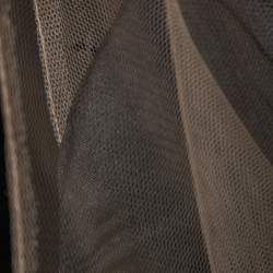 Pre Owned Elisabetta Franchi Black Crepe Snake Embellished Sleeveless Gown M