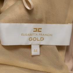 Elisabetta Franchi Pink Sequined Mini Skirt L