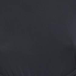 Pre Owned Elisabetta Franchi Black Jersey Chain Detail Cut-out Mini Dress M