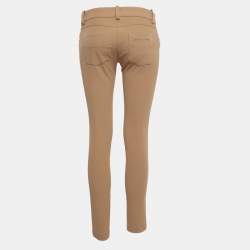 Elisabetta Franchi Beige Synthetic Trousers M