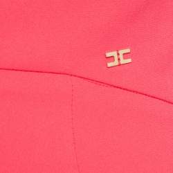 Elisabetta Franchi Fuchsia  Pink Crepe Trousers S