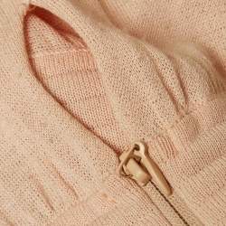 Elisabetta Franchi Pink Knit Short Dress M