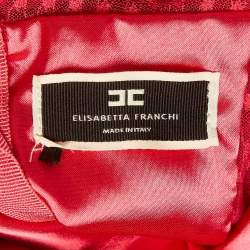Elisabetta Franchi Pink Polyamide Jumpsuit & Jacket Set M