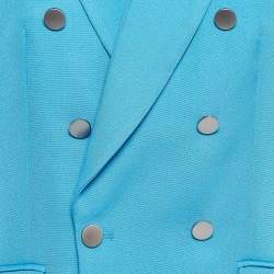 Eliya The Label Blue Crepe Blazer M
