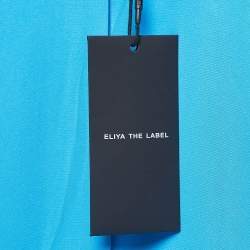 Eliya The Label Blue Crepe Blazer M