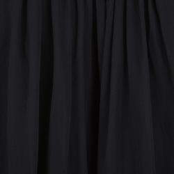 Pre Owned Elizabeth and James Black Silk Chiffon Mael Blouson Maxi Dress M