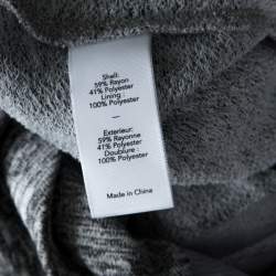 مملوكة مسبقًا Elizabeth & James Grey Marled Jersey Cut Out Back Azia Jumpsuit L