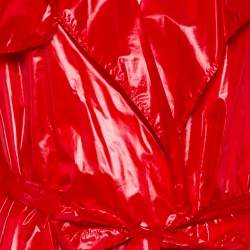 Ellery Red Synthetic Belted Le Strange Trench Coat M