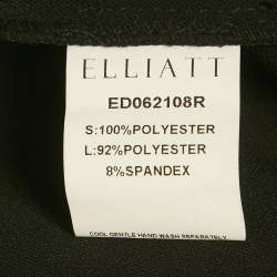Pre Owned Elliatt Black Crepe High Neck Giovanna Dress XS