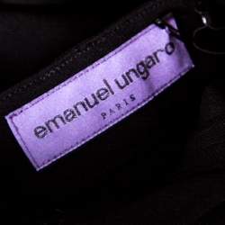 Emanuel Ungaro Black Wide Leg Trousers L