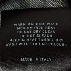 Pre Owned Emilia Wickstead Blue Apple Denim Bustier Top L