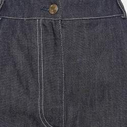 Emilia Wickstead Navy Denim Flared Shorts M