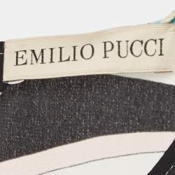 Emilio Pucci Multicolor Printed Silk Top S