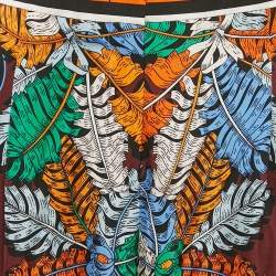 Emilio Pucci Multicolor Printed Silk Trousers M
