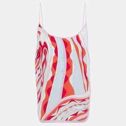Pre Owned Emilio Pucci Silk Sleeveless Top 38