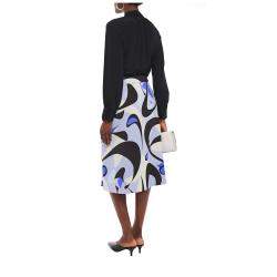 Pre Owned Emilio Pucci Viscose Knee Length Skirt 38