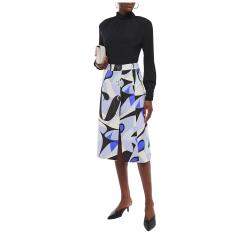 Pre Owned Emilio Pucci Viscose Knee Length Skirt 38