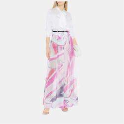 Emilio Pucci Silk Maxi Skirt 40
