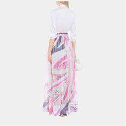 Emilio Pucci Silk Maxi Skirt 40