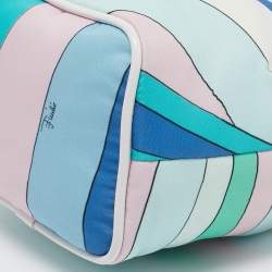 Emilio Pucci Multicolor Iride Print Nylon Yummy Bucket Bag