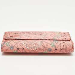 Pre Owned حقيبة قماش رفراف مطبوعة متعددة الألوان إيميليو بوتشي