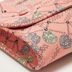 Pre Owned حقيبة قماش رفراف مطبوعة متعددة الألوان إيميليو بوتشي