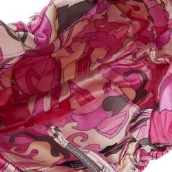 Pre Owned Emilio Pucci Pink Fabric Hobo