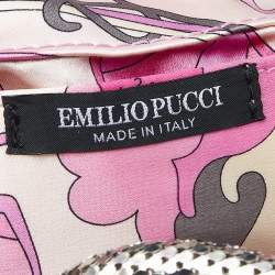 Pre Owned Emilio Pucci Pink Fabric Hobo