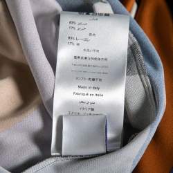 Pre Owned تنورة ايميليو بوتشي ارشيفيو جيرسيه مطبوع متعدد الألوان مقاس متوسط (ميديوم)