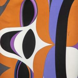 Pre Owned تنورة ايميليو بوتشي ارشيفيو جيرسيه مطبوع متعدد الألوان مقاس متوسط (ميديوم)