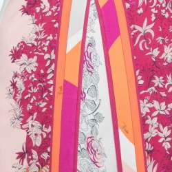 Emilio Pucci Archivio Multicolor Floral Printed Skirt L