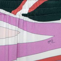 Emilio Pucci Multicolor Printed Jersey Maxi Skirt M