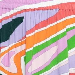 Emilio Pucci Multicolor Printed Jersey Maxi Skirt M