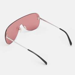 Emilio Pucci Burgundy EP 78 16S Shield Sunglasses
