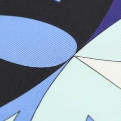 Emilio Pucci Multicolor Printed Silk Square Scarf