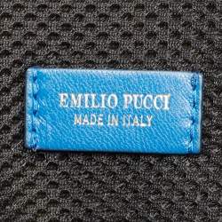  Emilio Pucci Multicolor Printed Leather Laptop Case