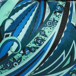  Emilio Pucci Multicolor Printed Leather Laptop Case