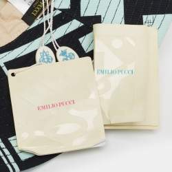 Emilio Pucci Multicolor Print Cotton Bucket Hat Size 54