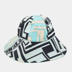 Emilio Pucci Multicolor Print Cotton Bucket Hat Size 54