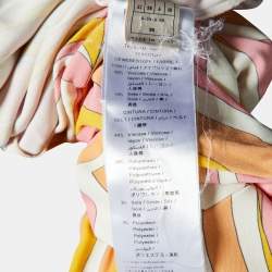 Emilio Pucci Multicolor Printed Jersey Midi Dress M